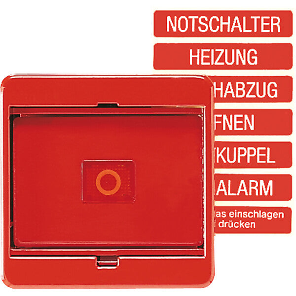 JUNG Abdeckung Glasscheibe rt für Schalter/Taster 561 GL RT